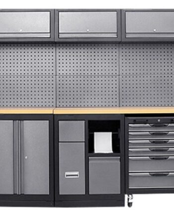 GARAGE CABINETS AND WORK BENCHES